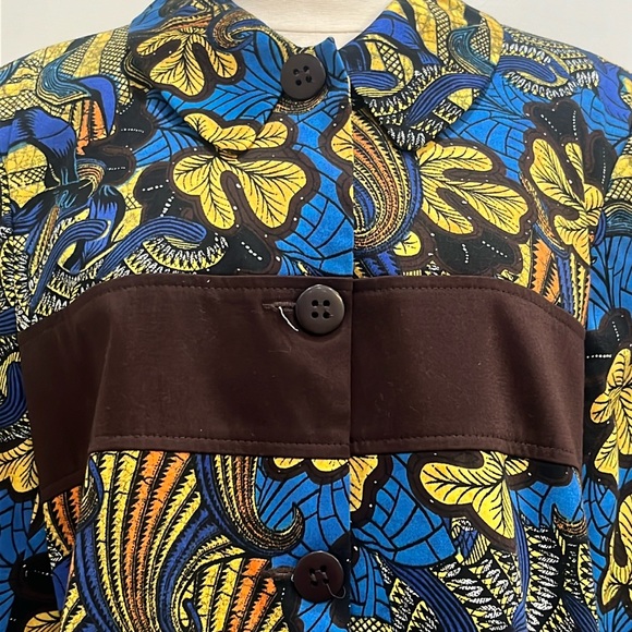 NWT Harve Bernard structured blue floral blazer size 16 - Picture 12 of 15